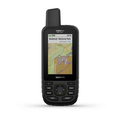GARMIN GPS portátil GPSMAP 66sr, dispositivo portátil multisatelital de alta precision, con mapas topográficos instalados. 10-02431-00