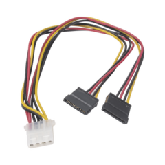HIKVISION Cable Doble de Corriente SATA / Compatible con DVR's epcom / HIKVISION 101-501-488