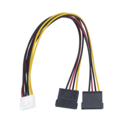 HIKVISION Cable Doble de Corriente SATA / Compatible con DVR's epcom / HIKVISION / 25 cms de Longitud 101-502-385