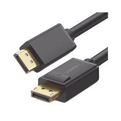 UGREEN Cable DisplayPort 1.2 Macho a Macho/ Longitud 3m / Versión DP1.2 / Soporta 4K@60Hz; 2K@144Hz / Soporta 3D / Color profundo de 8 y 10 bits / Blindaje Interno Múltiple / Cobre Estañado 28AWG / Botón de Liberación 10212