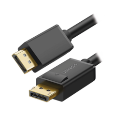 UGREEN Cable DisplayPort 1.2 Macho a Macho/ Longitud 1.50 m / Versión DP1.2 / Soporte 4K@60Hz; 2K@144Hz / Soporta 3D / Color profundo de 8 y 10 bits / Blindaje Interno Múltiple / Cobre Estañado 28AWG / Botón de Liberación 10245