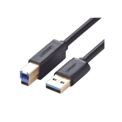 UGREEN Cable USB-A 3.0 macho a USB-B macho / Ideal para Impresora, Escáner, Pianos, Barras de sonido, etc. / Plug & Play / Compatibilidad Universal / 2 metros 10372
