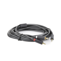 UGREEN Cable Adaptador de 3.5mm Macho a 2 RCA Macho / 5 Metros / Color Gris / Blindaje Múltiple / ABS / Alta Calidad 10513 - online store