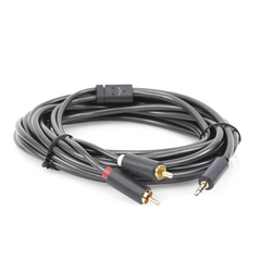Image of UGREEN Cable Adaptador de 3.5mm Macho a 2 RCA Macho / 5 Metros / Color Gris / Blindaje Múltiple / ABS / Alta Calidad 10513