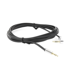 UGREEN Cable Auxiliar Plano 2 Metros / Conector 3.5mm a 3.5mm / Macho-Macho / Recto a Angulo / Ángulo de 90° en una de sus Puntas / Color Negro 10599 - buy online