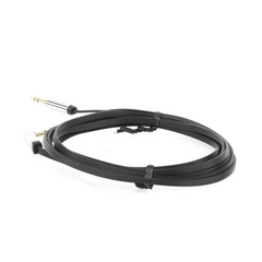 UGREEN Cable Auxiliar Plano 2 Metros / Conector 3.5mm a 3.5mm / Macho-Macho / Recto a Angulo / Ángulo de 90° en una de sus Puntas / Color Negro 10599 - La Mejor Opcion by Creative Planet