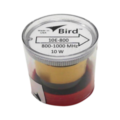 BIRD TECHNOLOGIES Elemento de 10 Watt en Línea 7/8" para Wattmetro BIRD 43 en Rango de Frecuencia de 800 a 1000 MHz. MOD: 10E-800