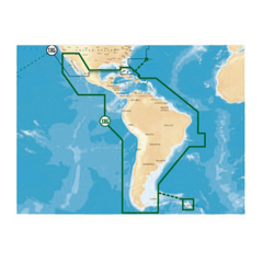 NAVIONICS Mapas Navionics Gold XL9 3XG del Caribe, Centro y Sudamérica 000-11387-001