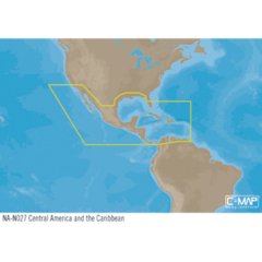 C-MAP NA-Y027: América central y el caribe, max-n +: ancho 000-12055-001