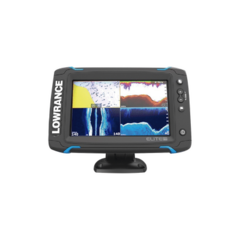 LOWRANCE Elite-7 Ti Fishfinder / Chartplotter de 7 pulgadas con pantalla LED retroiluminada de alto brillo con tecnología CHIRP, DownScan ™ y StructureScan ™, incorporada. Incluye transducer total scan 000-14518-001