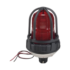 FEDERAL SIGNAL INDUSTRIAL Luz estroboscópica para ubicaciónes peligrosas, montaje tipo tubo, 120 VCD, rojo 151XST-120R