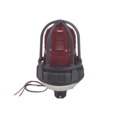 FEDERAL SIGNAL INDUSTRIAL Luz estroboscópica para ubicaciónes peligrosas, montaje tipo tubo, 230-240Vca, rojo 151XST240R