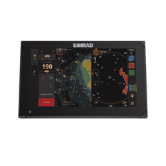 SIMRAD Pantalla táctil multifunción NSX 3009, cuenta con mapa base global, sonda de 1 kW, antena GPS interna, conexiones remotas WiFi y Bluetooth. 000-15219-001