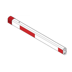 DKS DOORKING Brazo Octagonal de Aluminio de 4.2 metros / Compatible con Iluminación Rojo-Verde (No incluida) 1601-555