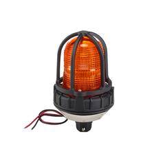 FEDERAL SIGNAL INDUSTRIAL Luz de advertencia LED para ubicaciónes peligrosas, montaje tipo tubo, 24Vcc, ambar MOD: 191XL024A