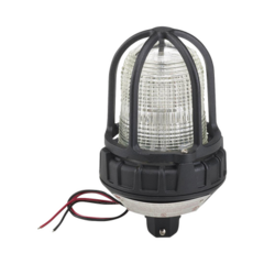 FEDERAL SIGNAL INDUSTRIAL Luz de advertencia LED para ubicaciónes peligrosas, montaje tipo tubo, 24Vcc, claro MOD: 191XL024C