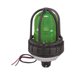FEDERAL SIGNAL INDUSTRIAL Luz de advertencia LED para ubicaciónes peligrosas, montaje tipo tubo, 24Vcc, verde MOD: 191XL024G