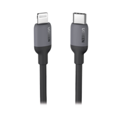 UGREEN Cable USB-C a Lightning / Certificado MFi / 1 Metro / Adecuado para iPhone, iPad, iPod / Carga Rápida PD 20W / Sincronización de Datos de hasta 480 Mbps / Goma de Silicona y TPE. / Suave al Tacto / Color Negro MOD: 20304
