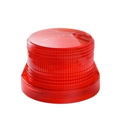 FEDERAL SIGNAL Domo de reemplazo para FireBolt Plus, color rojo 205-581-95
