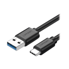 UGREEN Cable USB-C a USB-A 3.0 / 1 Metro / Carga y Sincronización de Datos/ Carga Rápida 3A / Compatible con QC3.0/AFC/FCP / 5 Gbps en Transferencia de Datos / Resistencia de protección interna / Alta Durabilidad 20882