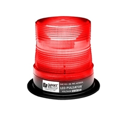 FEDERAL SIGNAL Burbuja PULSATOR LED clase 2 color rojo, montaje permanente MOD: 212-650-04-SB