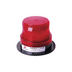 FEDERAL SIGNAL Lámpara estrobo FireBolt Plus en color rojo 220-100-04