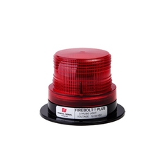 FEDERAL SIGNAL Estrobo rojo FireBolt Plus con tubo de reemplazo, 12-72 Vcc (2 Joules) 220-200-04