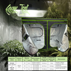 GAPY Tienda Indoor Hidropónica Calidad Premium, Armario de Cultivo para Interior, Grow Tent 240*120*200 cms Mylar 600 D de Alta Densidad. Fácil de Instalar, máxima Calidad y Durabilidad en internet