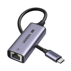 UGREEN Adaptador USB-C 3.1 GEN1 a Ethernet 2.5G | Thunderbolt 4/3 | Chip de Última Generación RTL8156BG | Caja de Aluminio | Diseño Reforzado | Indicadores Led | Compacto y Portátil. 25052