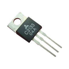 SYSCOM Transistor de Silicio NPN Epitexial, 27 MHz, 12 Vcc, 13 Watt, T-30E MOD: 2SC3133