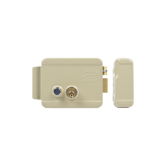 ASSA ABLOY Cerradura Eléctrica / Incluye Llave / Derecha/ Con Botón integrado /Exterior MOD: 321-DCBD-ABG