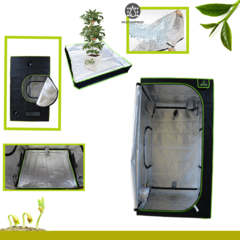 GAPY Tienda Indoor Hidropónica Calidad Premium, Armario de Cultivo para Interior, Grow Tent 120*120*200 cms Mylar 600 D de Alta Densidad. Fácil de Instalar, máxima Calidad y Durabilidad - buy online