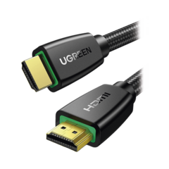 UGREEN Cable HDMI 2.0 de Nylon Trenzado / 5 m / 4K@60Hz / HDR / 3D / HEC (Canal Ethernet HDMI) / ARC (Canal de Retorno de Audio / Color Profundo de 48 bits / Audio de 32 canales / HDCP 2.2 /Audio DTS: X / 18 Gbps / Blindaje de 4 capas 40412 - comprar en línea