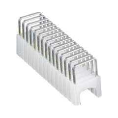 KLEIN TOOLS Paquete de 300 Grapas con Aislamiento, para Cables Coaxiales (RG59, RG6/6Q) y de Datos (CAT3/5e/CAT6/6A) de hasta 5/16'' × 5/16'' (8 mm × 8 mm) de tamaño. 450-002