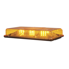 FEDERAL SIGNAL Mini barra de luces Highlighter LED, color Ámbar, Montaje Permanente, Ideal para Seguridad Privada MOD: 454-101-HL02