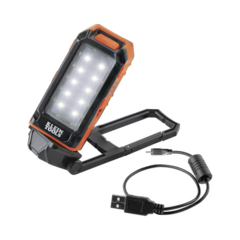 KLEIN TOOLS Lámpara de LED para Trabajo Personal, Recargable y Magnética (53 x 130 x 42 mm). 2 Potencias a elegir. Puede Cargar Smartphone 56-403