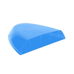 FEDERAL SIGNAL Domo lateral de reemplazo para Vista, color Azul 580-500-03 - buy online