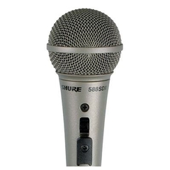 Shure 588SDX - Micrófono dinámico para vox con impedancia seleccionable - Potente y confiable - comprar en línea
