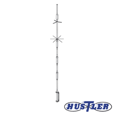 HUSTLER Antena HF, Base, Banda de 10, 15, 20, 40, 75 y 80 mts. 1000 Watt, UHF Hembra, No se Incluyen los Radiales de Piso. MOD: 5-BTV