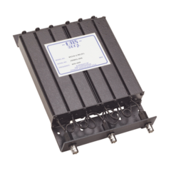 EMR CORPORATION Duplexer Compacto de Rechazo de Banda, 400-440 MHz, 4.6 a 6 MHz Sep., Tx-Rx, 50 Watt, BNC Hembra. MOD: 65316-1/MC(5C)