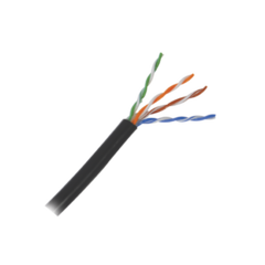 CONDUMEX 5 metros de cable Cat5e con gel para exterior, color Negro, para aplicaciones en sistemas de redes de datos y cableado estructurado.Uso intemperie. 664464*5MTS