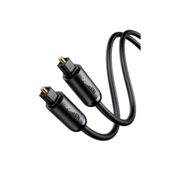 UGREEN Cable Óptico Toslink (S/PDIF) de Alta Calidad para Audio Digital / 3 Metros / Tapa de Proteccion / Dolby 7.1 Canales / Diseño Durable / Plug & Play / Color Negro 70893