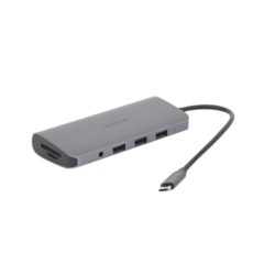 UGREEN HUB USB-C Multipuertos a 3 USB 3.0 / HDMI 4K@30Hz, / RJ45 (Gigabit Ethernet) / VGA / Lector Tarjeta SD+TF / Jack Audio 3.5mm / USB C PD Carga 100W / 10 en 1 80133 - buy online