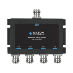 WILSONPRO / WEBOOST Divisor de 4 salidas, 50 Ohm, 700-2700MHz conector N-Hembra 859-981