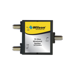 WILSONPRO / WEBOOST Divisor de potencia (Splitter) en 75 Ohm, de dos vías para 700-2700 MHz. MOD: 859-993