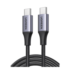 UGREEN Cable USB-C a USB-C | 2 Metros | Potencia de Carga 240W | 48V/5A | PD3.1 /3.0 | 480 Mbps | Chip E-Market | Carcasa de Aluminio | Nylon Trenzado | 2 años de Garantía 90440