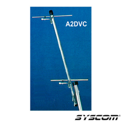 SYSCOM Antena para Televisión Tipo Dipolo, para Canales del 7 al 13 y UHF. MOD: A2DVC