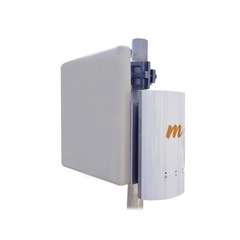 MIMOSA NETWORKS Kit de Radio A5c con antena tipo panel de 16 dBi y 60º de apertura, 1.5 Gbps, Frecuencia de 4.9 a 6 GHz, ideal para distancias de hasta 6 km, Jumpers incluidos MOD: A5CKITMT