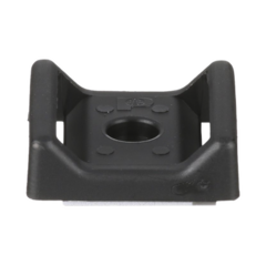 PANDUIT Sujetador Para Cable, con Adhesivo, 28.5 x 28.5 mm (1.12 in x 1.12 in), Color Negro, Paquete de 100pz MOD: ABMT-A-C20