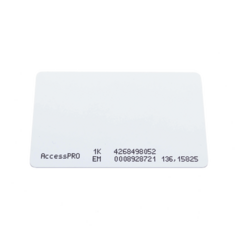 ACCESSPRO Tarjeta Dual / Proximidad 125 KhZ (tipo EM)+ MIFARE 13.56 Mhz 1Kb ACCES-COMBI-CARD